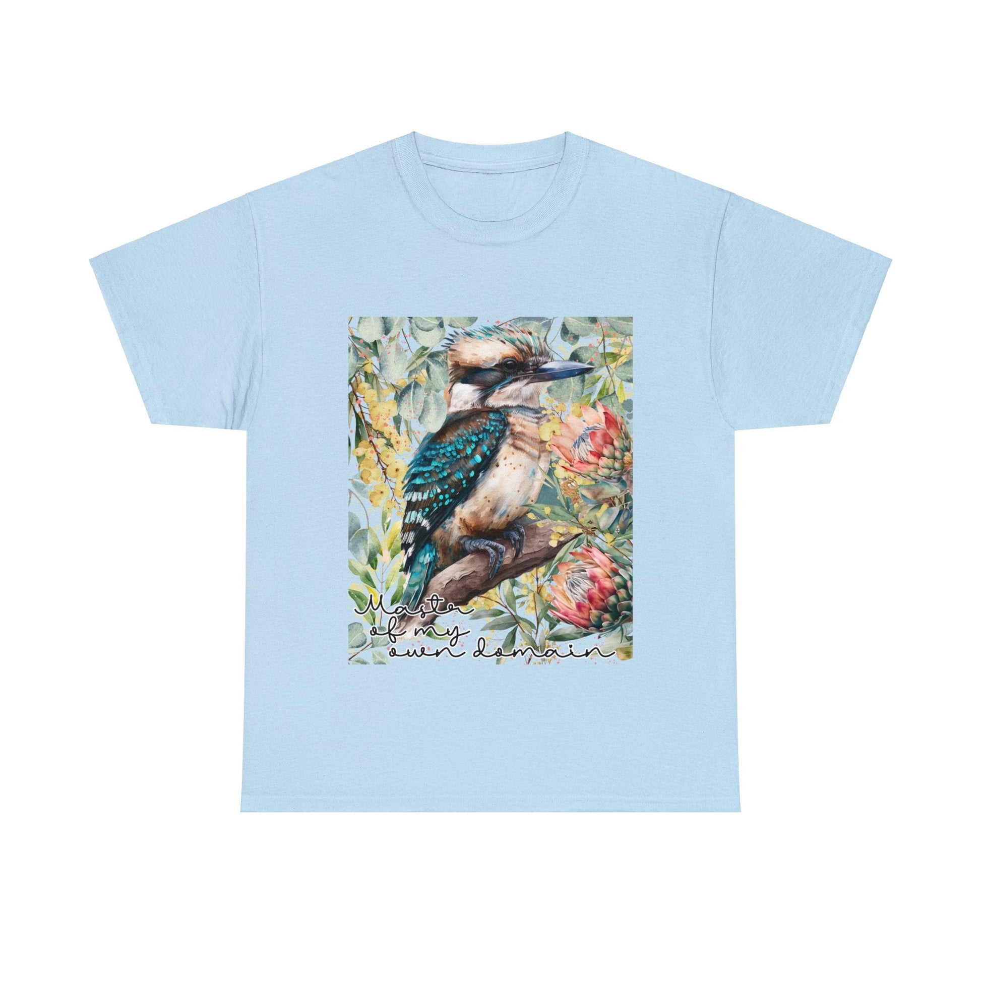 Kookaburra Kingfisher T Shirt, Made In Australia, Australian Birds, Australian native wildlife - Solei Designs