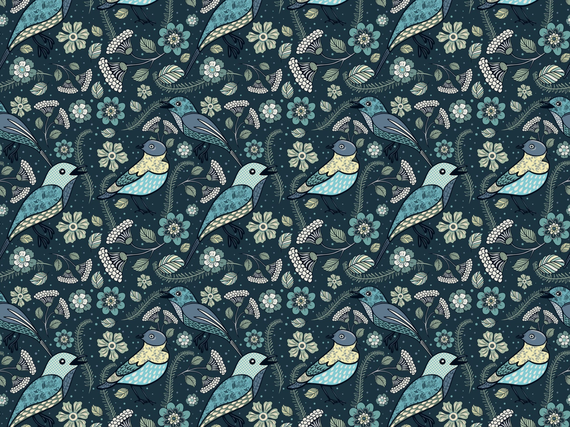 Patchwork Birds Collection - Solei Designs