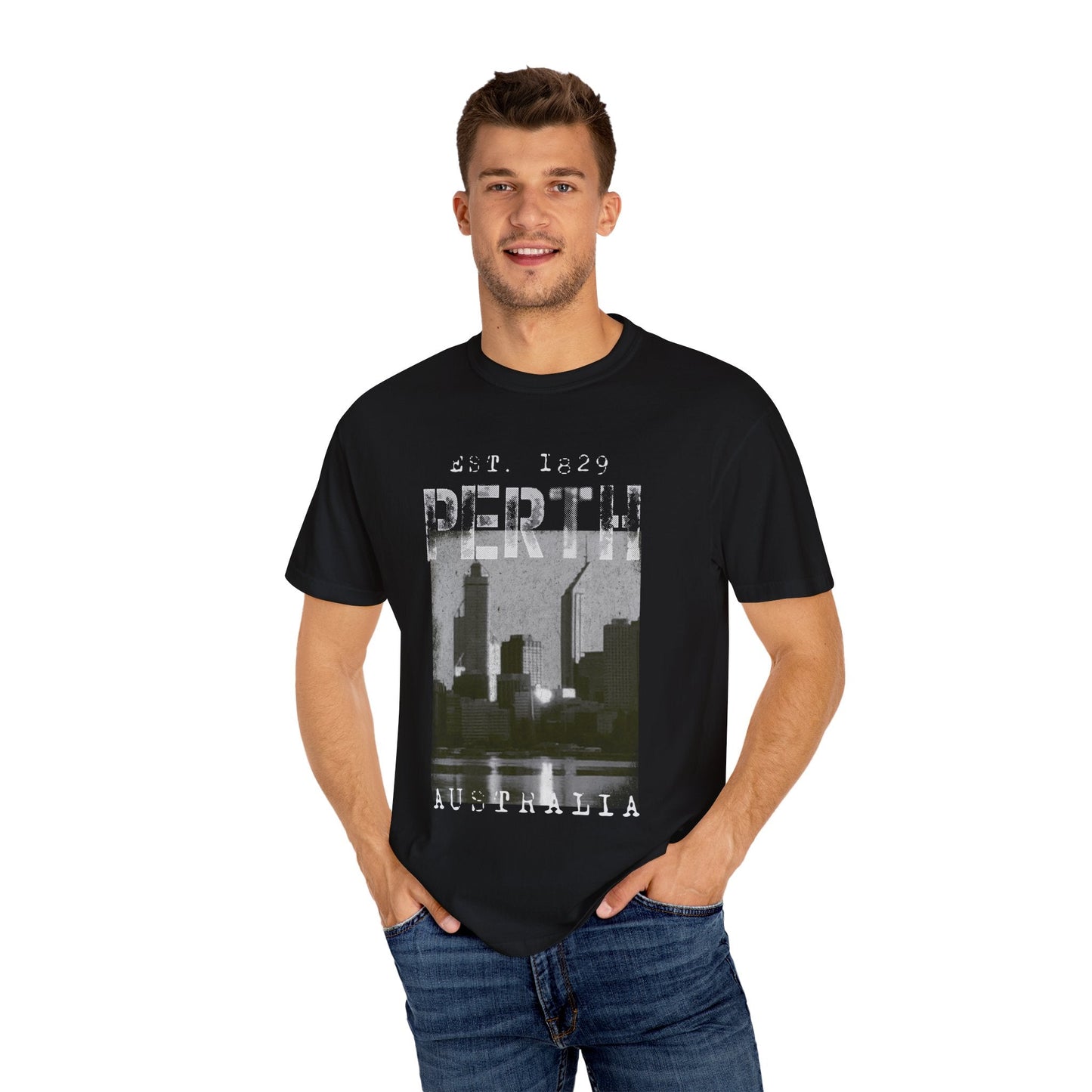 Perth - Australian men's t shirt - souvenir shirts - Solei Designs