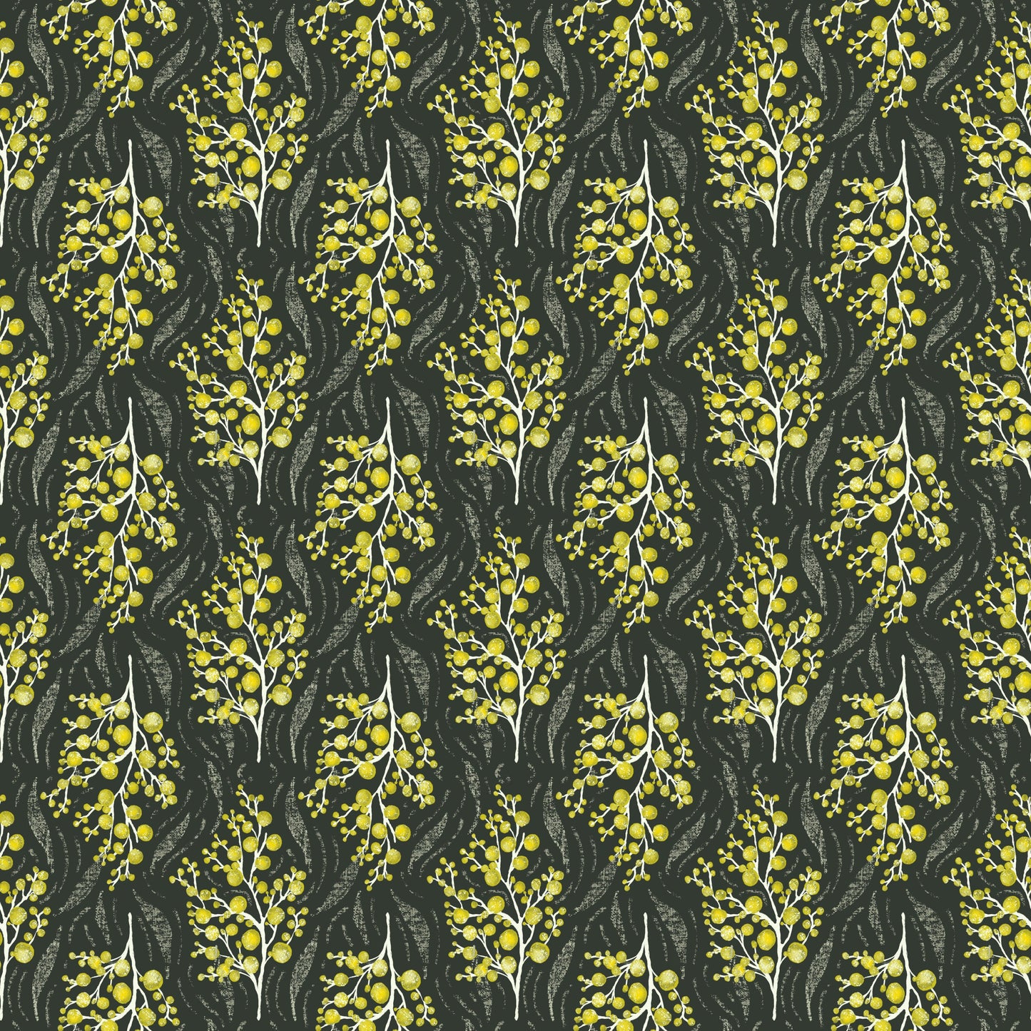 Wattle Dreaming Hand Drawn Seamless Pattern Collection - Solei Designs